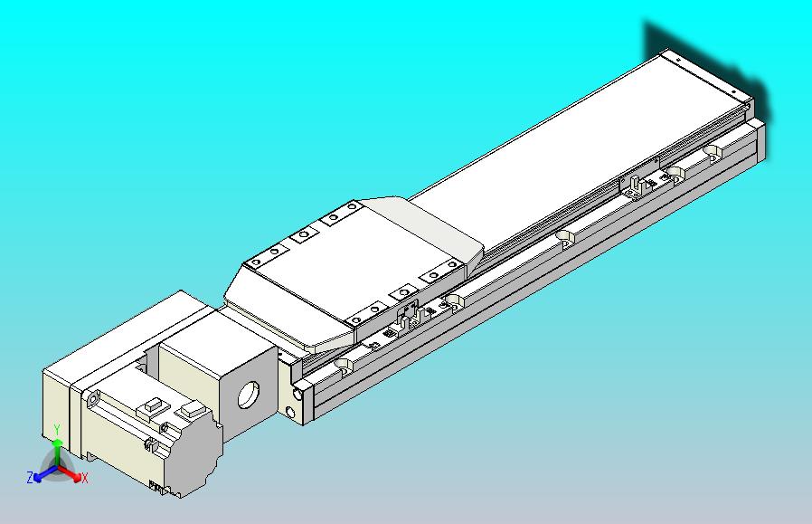 机器人皮带驱动直线轴TPA-GCB-150-P80-L300-QL-M75-N3