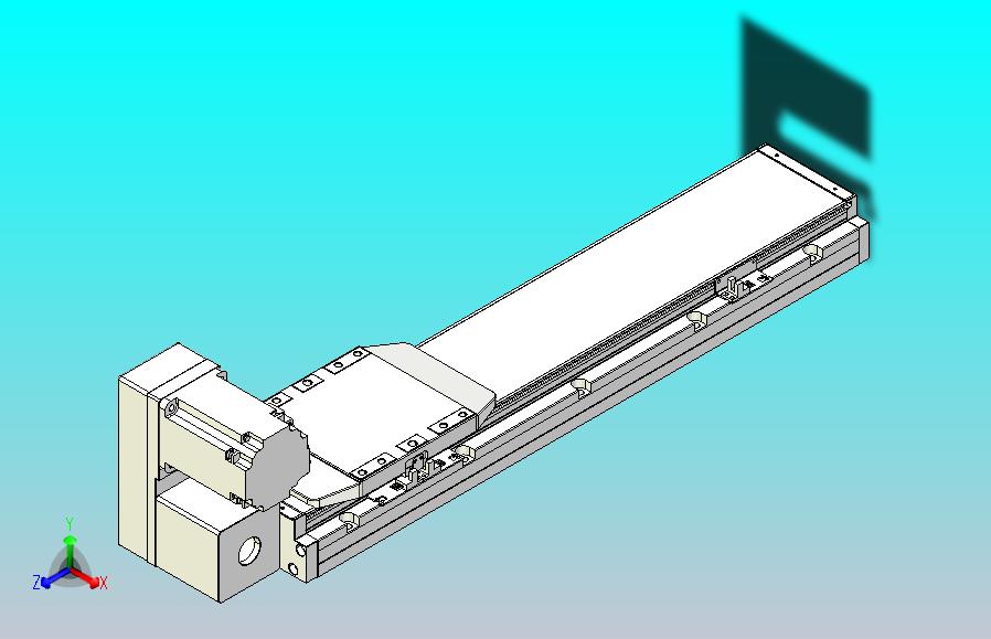 机器人皮带驱动直线轴TPA-GCB-150-P80-L400-LU-M75-N3