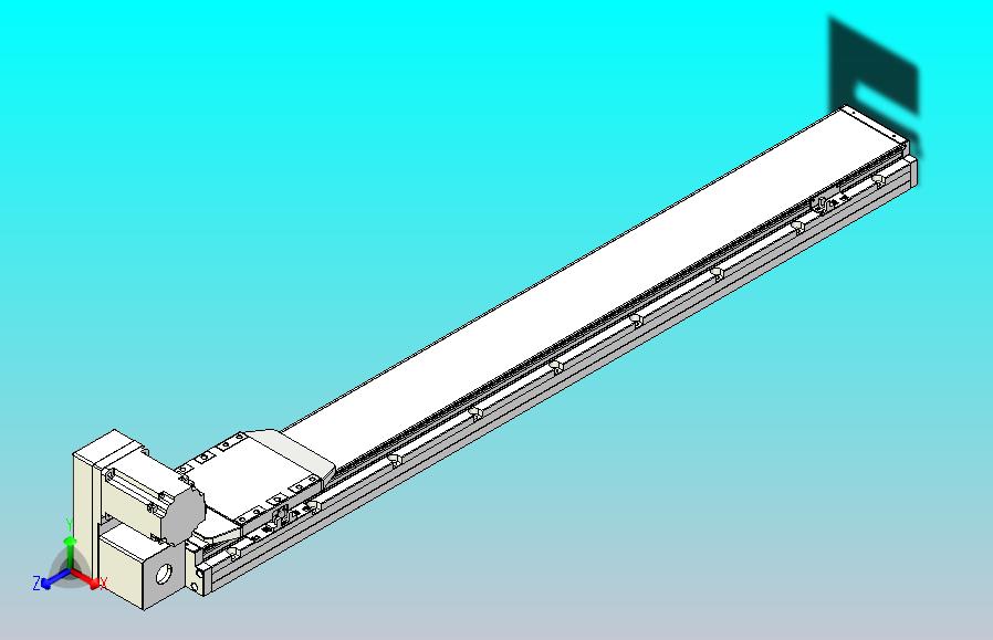 机器人皮带驱动直线轴TPA-GCB-150-P80-L1000-LU-M75-N3