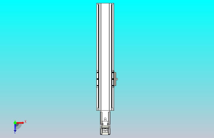 日规模组半封闭丝杆TPA-HNR-65S-1610C-L200-M-Y-P20-N3