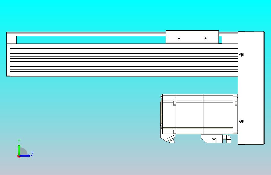 日规模组半封闭丝杆TPA-HNR-85S-1610C-L200-MP-Y-P20-N3