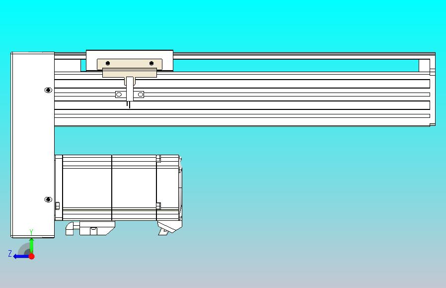 日规模组半封闭丝杆TPA-HNR-85S-1610C-L200-MP-Y-P20-N3