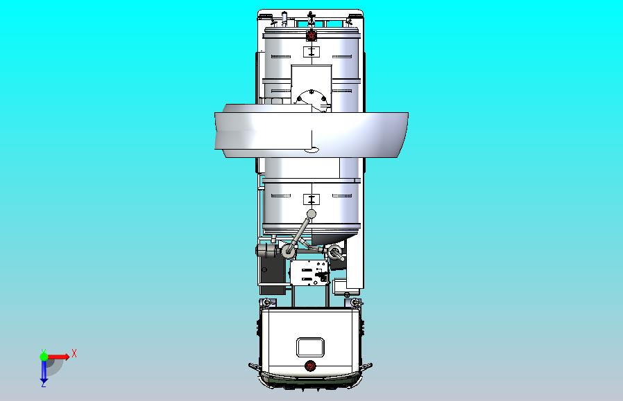 环卫污水真空车3D数模图纸 IGS格式