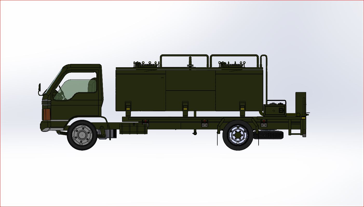 运水卡车3D图纸 STEP格式