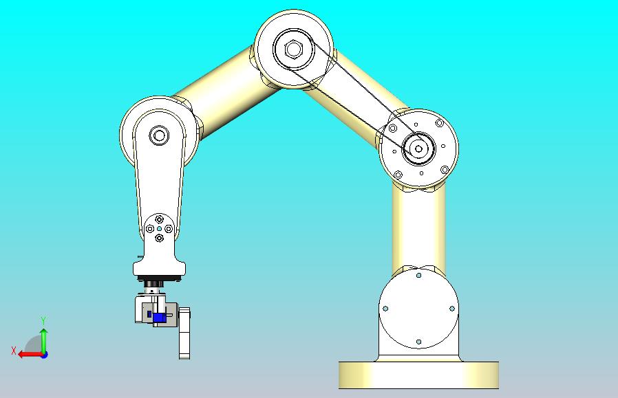 用于教育目的小型机械臂3D图纸 STP格式