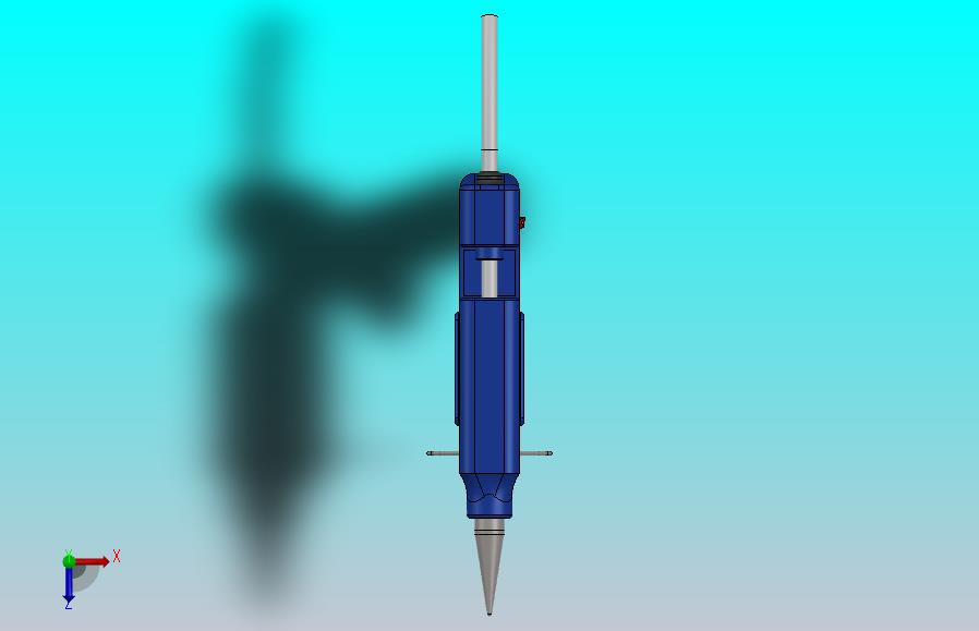 热熔胶木仓简易模型3D图纸 Solidworks设计