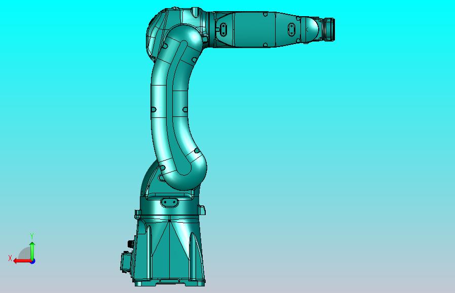 6轴关节型工业机器人模型3D图纸 STP IGS格式
