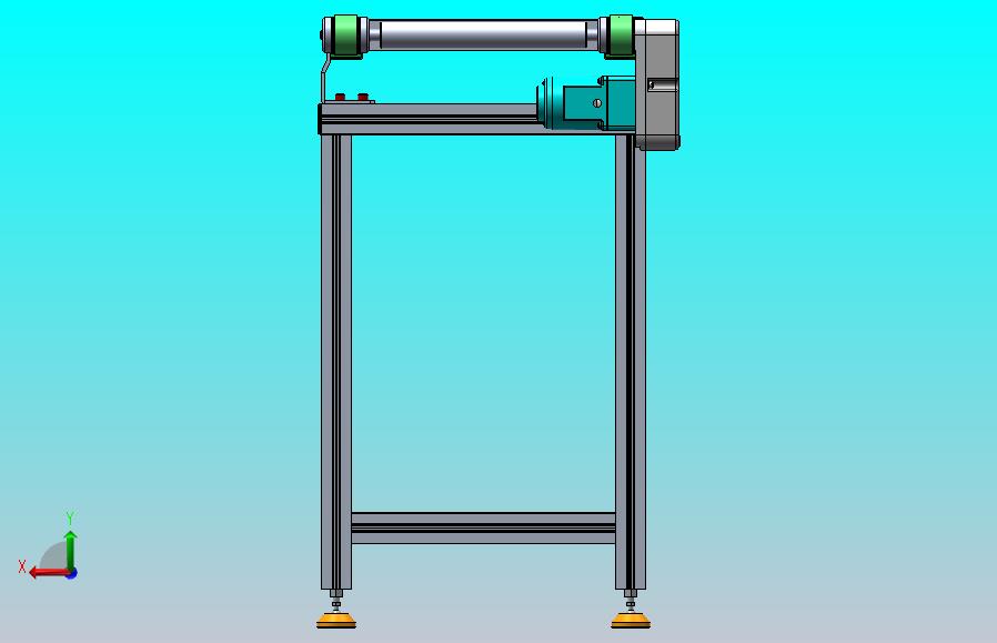 齿形同步带左边驱动皮带线 Solidworks18设计