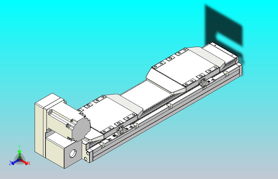 皮带直线轴双滑块型TPA-GCBS-150-P80-L50-LU-M75-N3