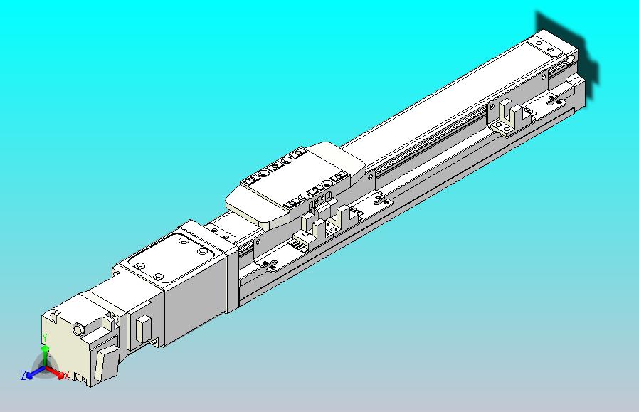 滚珠丝杠直线轴内置导轨TPA-GCR-40-1210C-L150-M-M10-N3