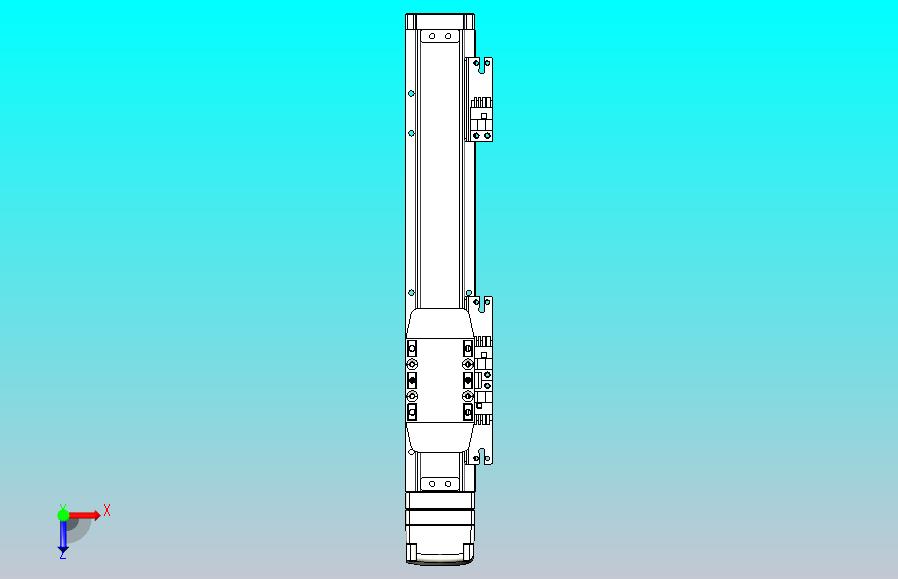 滚珠丝杠直线轴内置导轨TPA-GCR-40-1210C-L150-MP-M10-N3