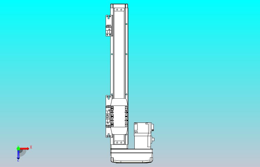 滚珠丝杠直线轴内置导轨TPA-GCR-40-1210C-L200-ML-M10-N3