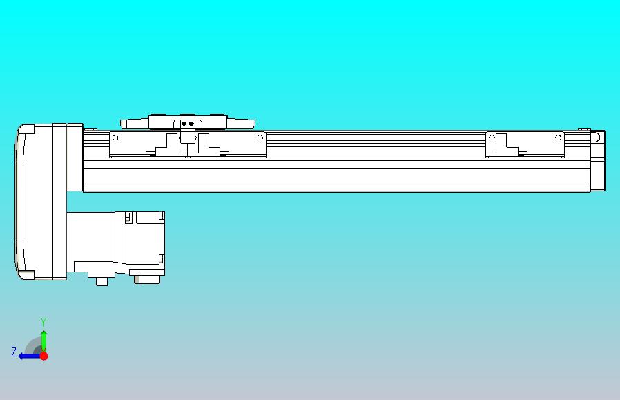 滚珠丝杠直线轴内置导轨TPA-GCR-40-1210C-L200-MP-M10-N3