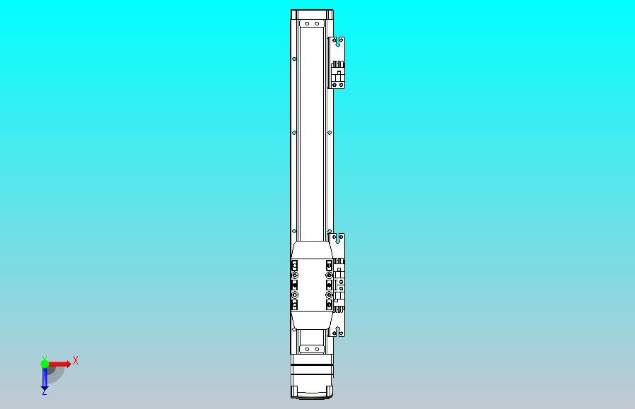 滚珠丝杠直线轴内置导轨TPA-GCR-40-1210C-L200-MP-M10-N3