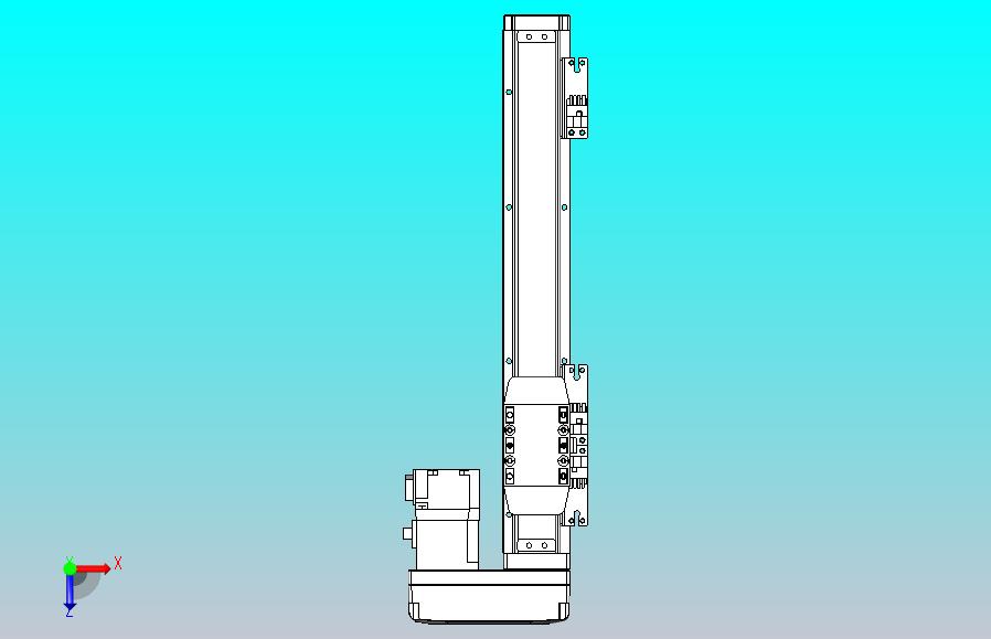 滚珠丝杠直线轴内置导轨TPA-GCR-40-1210C-L200-MR-M10-N3
