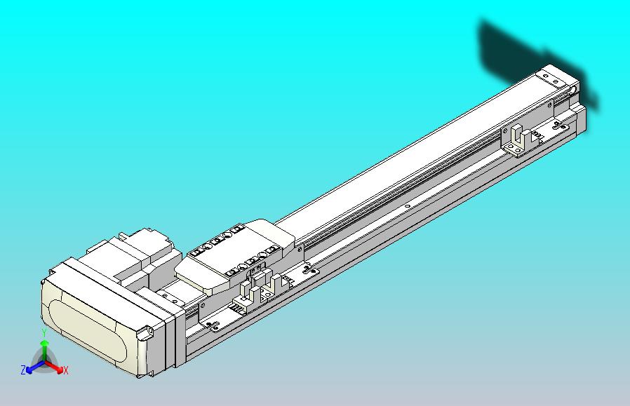 滚珠丝杠直线轴内置导轨TPA-GCR-40-1210C-L250-MR-M10-N3