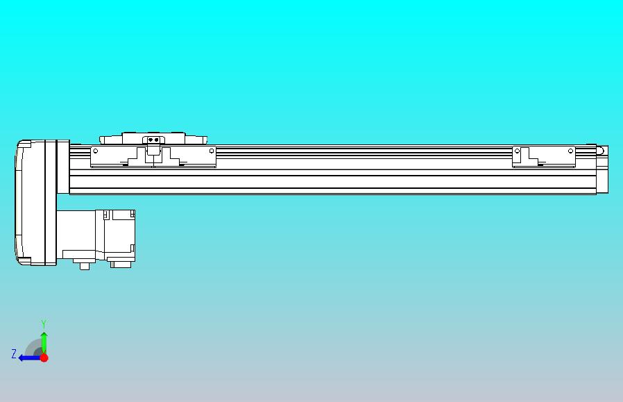 滚珠丝杠直线轴内置导轨TPA-GCR-40-1210C-L300-MP-M10-N3