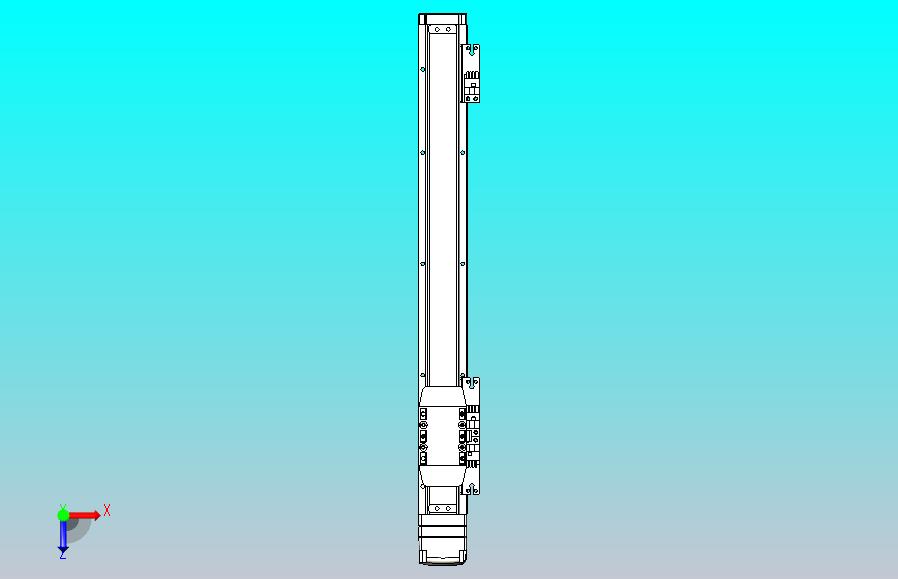 滚珠丝杠直线轴内置导轨TPA-GCR-40-1210C-L300-MP-M10-N3