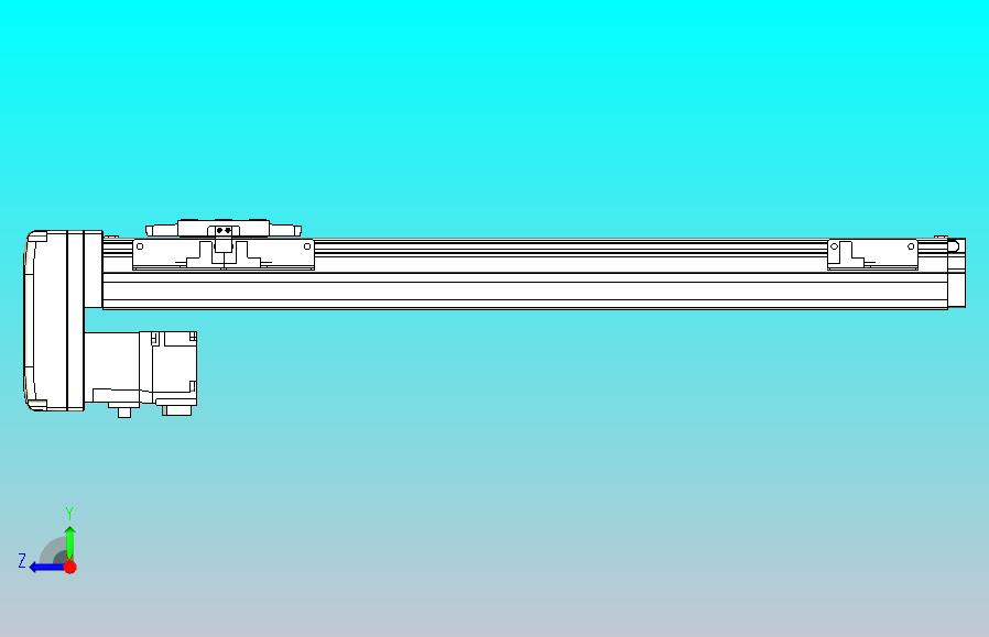 滚珠丝杠直线轴内置导轨TPA-GCR-40-1210C-L350-MP-M10-N3