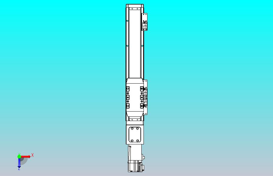 滚珠丝杠直线轴内置导轨TPA-GCR-50-1210C-L200-M-M10-N3
