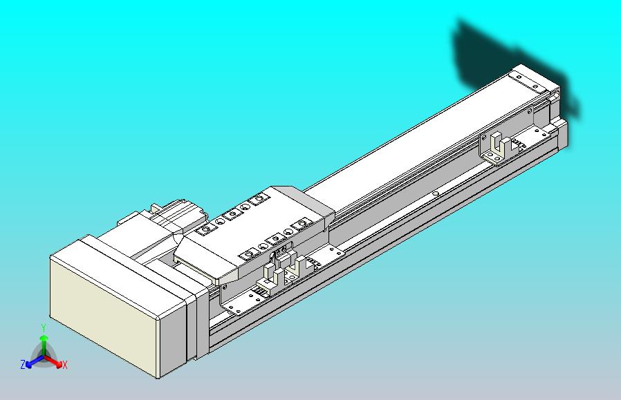 滚珠丝杠直线轴内置导轨TPA-GCR-50-1210C-L200-MR-M10-N3