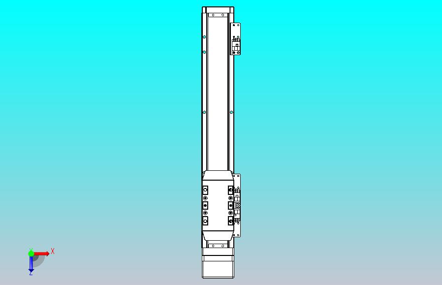 滚珠丝杠直线轴内置导轨TPA-GCR-50-1210C-L250-MP-M10-N3