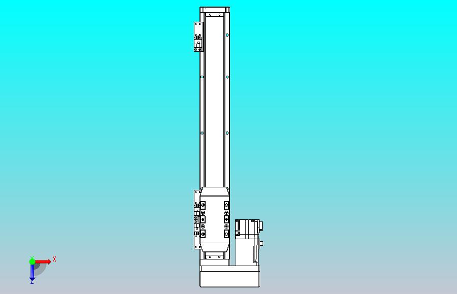 滚珠丝杠直线轴内置导轨TPA-GCR-50-1210C-L300-ML-M10-N3