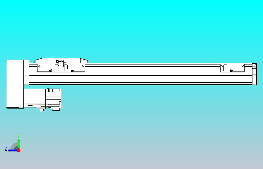 滚珠丝杠直线轴内置导轨TPA-GCR-50-1210C-L350-MP-M10-N3