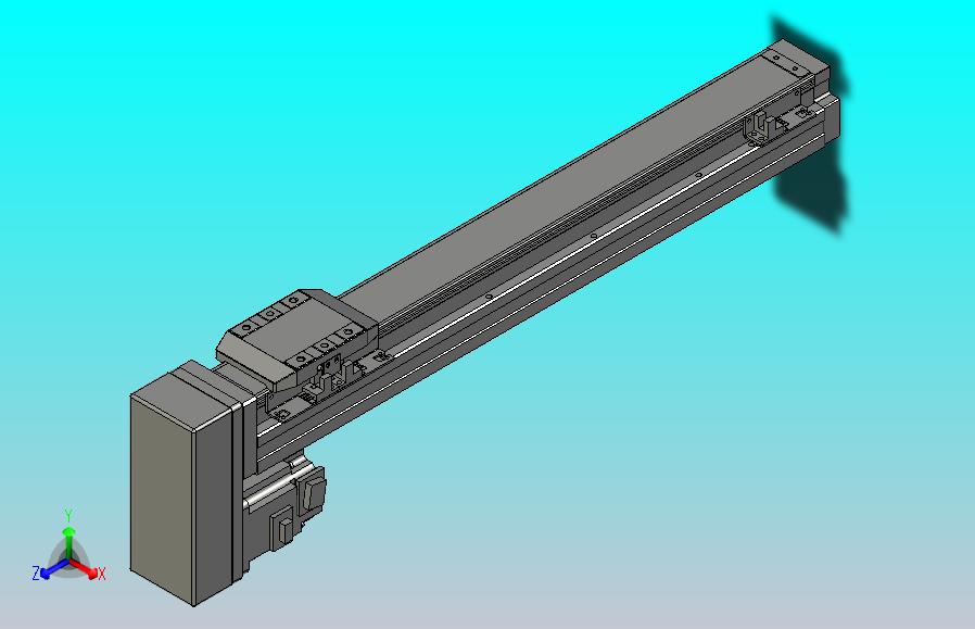 滚珠丝杠直线轴内置导轨TPA-GCR-65-1610C-L400-MP-M40-N3