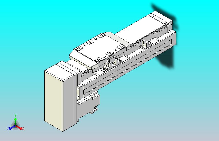 滚珠丝杠直线轴内置导轨TPA-GCR-80-1610C-L100-MP-M40-N3