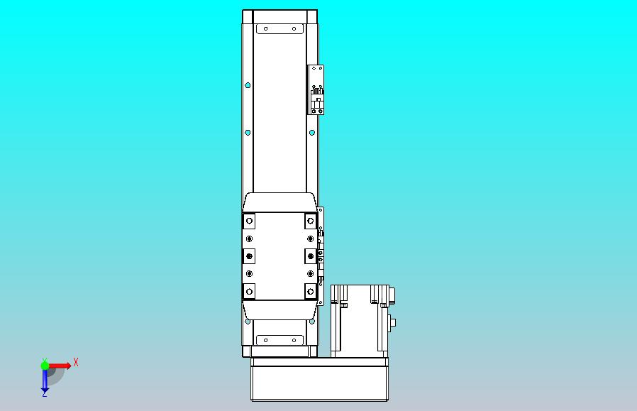 滚珠丝杠直线轴内置导轨TPA-GCR-80-1610C-L150-ML-M40-N3
