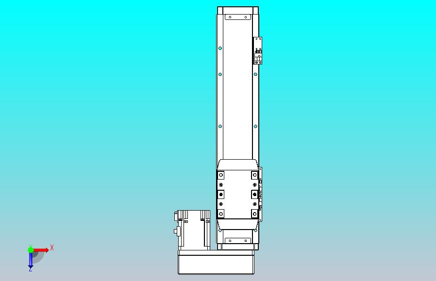 滚珠丝杠直线轴内置导轨TPA-GCR-80-1610C-L250-MR-M40-N3