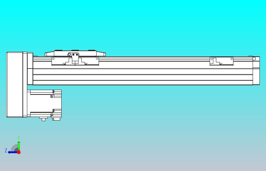 滚珠丝杠直线轴内置导轨TPA-GCR-80-1610C-L300-MP-M40-N3