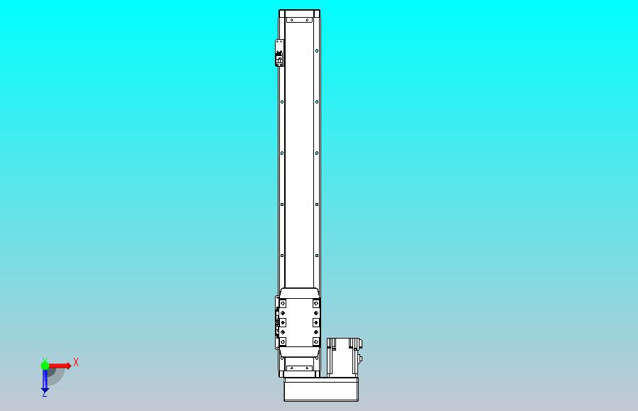 滚珠丝杠直线轴内置导轨TPA-GCR-80-1610C-L500-ML-M20-N3