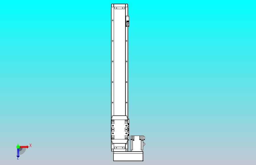 滚珠丝杠直线轴内置导轨TPA-GCR-80-1610C-L500-ML-M40-N3
