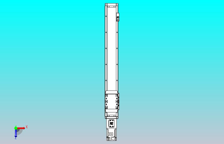 滚珠丝杠直线轴内置导轨TPA-GCR-80-1610C-L500-M-M40-N3