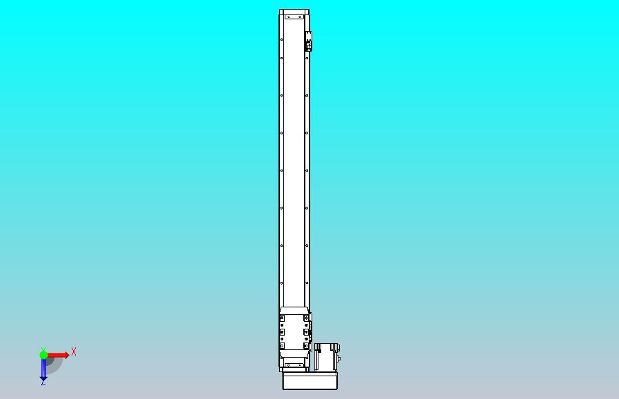 滚珠丝杠直线轴内置导轨TPA-GCR-80-1610C-L750-ML-M40-N3