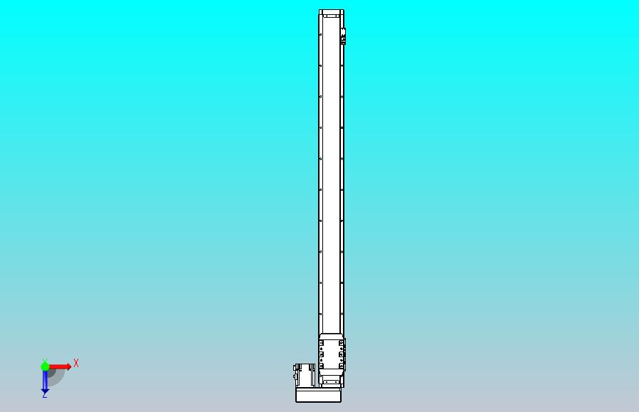 滚珠丝杠直线轴内置导轨TPA-GCR-80-1610C-L1000-MR-M40-N3