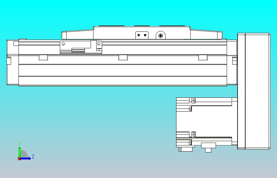 滚珠丝杠直线轴内置导轨TPA-GCR-120-1610C-L50-MP-M40-N3