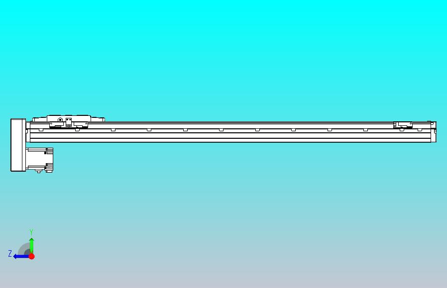 滚珠丝杠直线轴内置导轨TPA-GCR-120-1610C-L900-MP-M40-N3