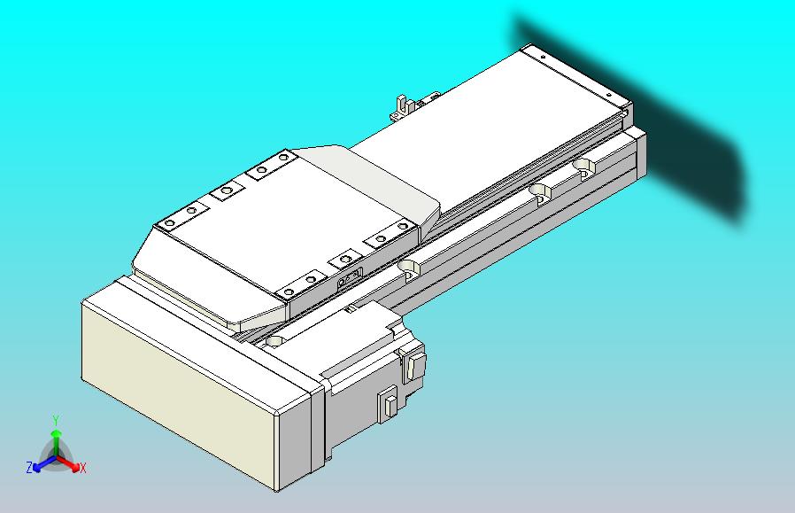 滚珠丝杠直线轴内置导轨TPA-GCR-150-2010C-L200-ML-M75-N3
