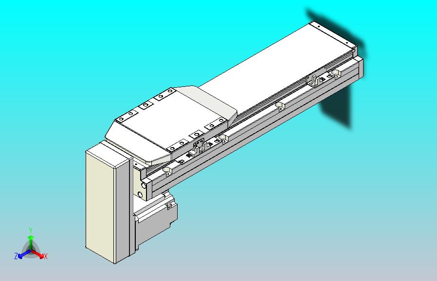 滚珠丝杠直线轴内置导轨TPA-GCR-150-2010C-L300-MP-M75-N3