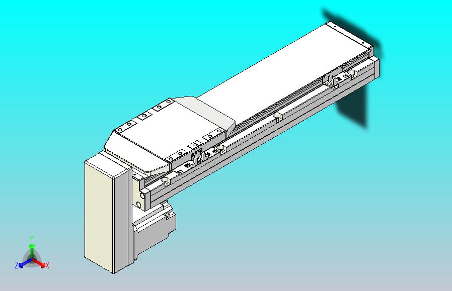 滚珠丝杠直线轴内置导轨TPA-GCR-150-2010C-L350-MP-M75-N3