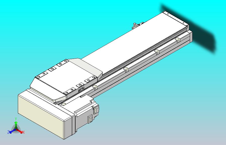 滚珠丝杠直线轴内置导轨TPA-GCR-150-2010C-L400-ML-M75-N3