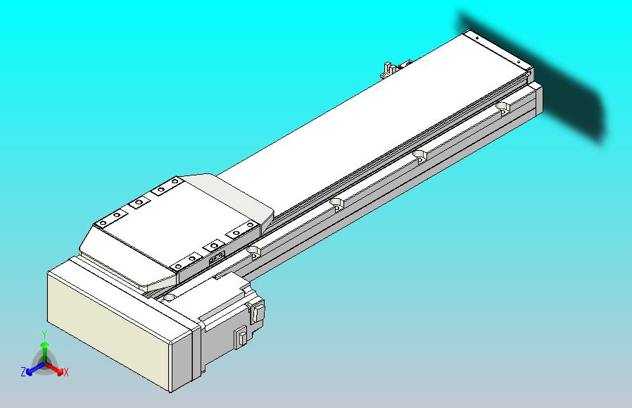 滚珠丝杠直线轴内置导轨TPA-GCR-150-2010C-L450-ML-M75-N3