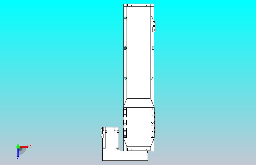 滚珠丝杠直线轴内置导轨TPA-GCR-150-2010C-L450-MR-M75-N3