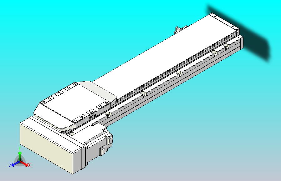 滚珠丝杠直线轴内置导轨TPA-GCR-150-2010C-L500-ML-M75-N3
