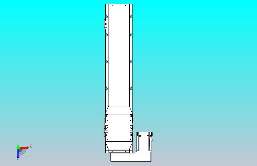 滚珠丝杠直线轴内置导轨TPA-GCR-150-2010C-L550-ML-M75-N3