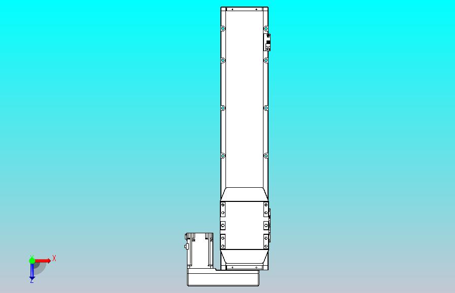 滚珠丝杠直线轴内置导轨TPA-GCR-150-2010C-L550-MR-M75-N3