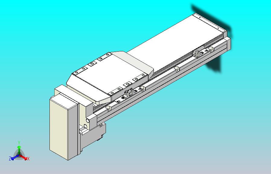 滚珠丝杠直线轴内置导轨TPA-GCR-170-2510C-L300-MP-M75-N3
